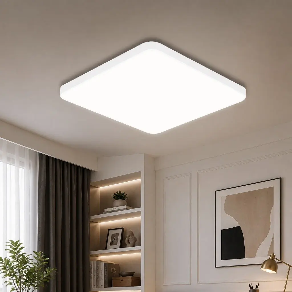 LED Ceiling Down Light 36W Ultra-Thin 5CM Panel Flush Mount Bedroom Kitchen