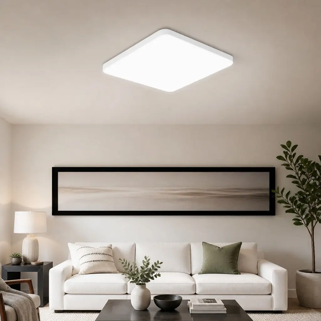 LED Ceiling Down Light 36W Ultra-Thin 5CM Panel Flush Mount Bedroom Kitchen