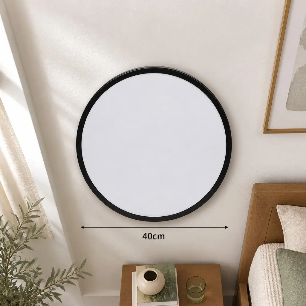 LED Ceiling Down Light Black 30W Ultra-Thin Flush Mount Panel