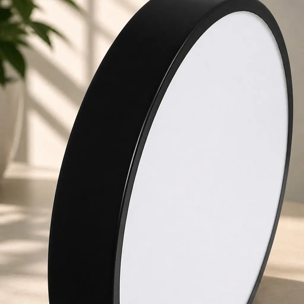 LED Ceiling Down Light Black 30W Ultra-Thin Flush Mount Panel