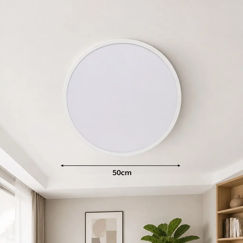 LED Ceiling Light Panel Cold White 36W Ultra-Thin Flush Mount Lighting