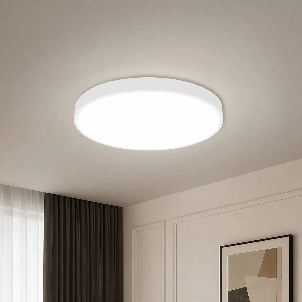 LED Ceiling Light Panel Cold White 36W Ultra-Thin Flush Mount Lighting
