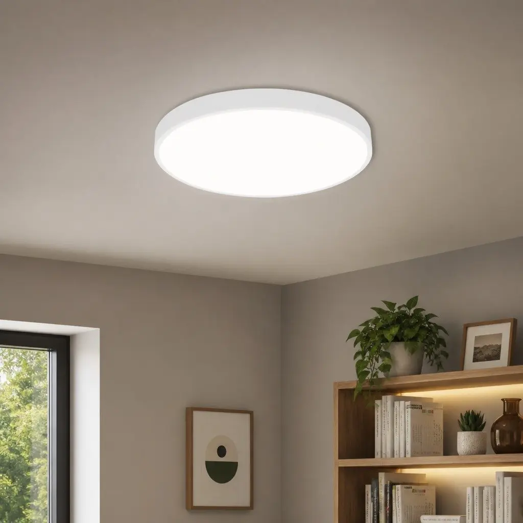 LED Ceiling Light Panel Cold White 36W Ultra-Thin Flush Mount Lighting