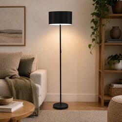 Sleek LED Floor Lamp with Marble Base