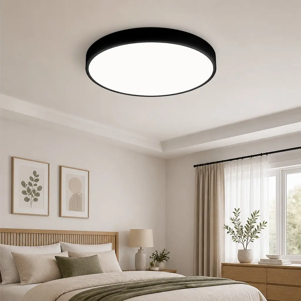 36W Dimmable LED Ceiling Light in Black