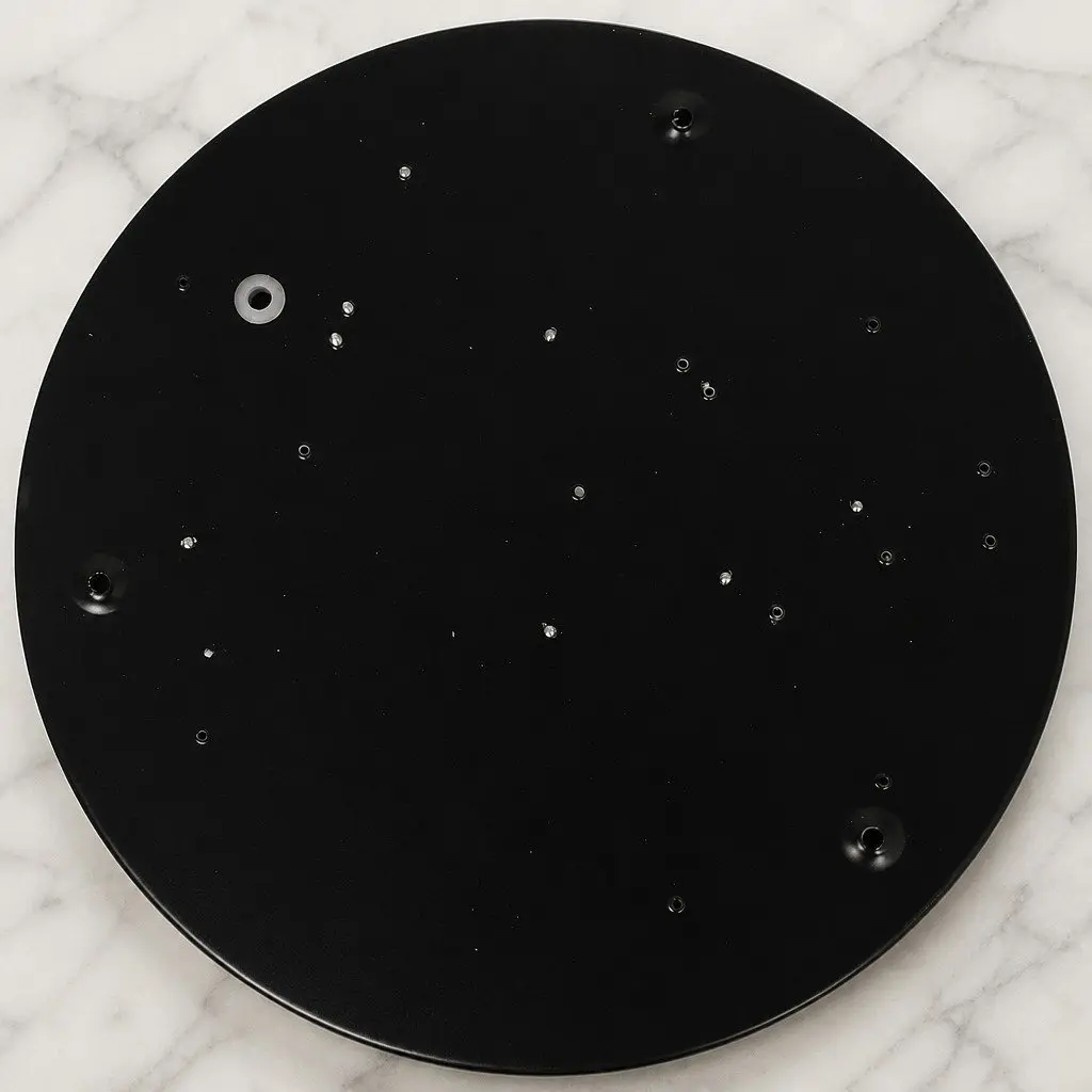 LED Ceiling Light Black 30cm 36W 3-Colour Dimmable Modern Interior Lighting