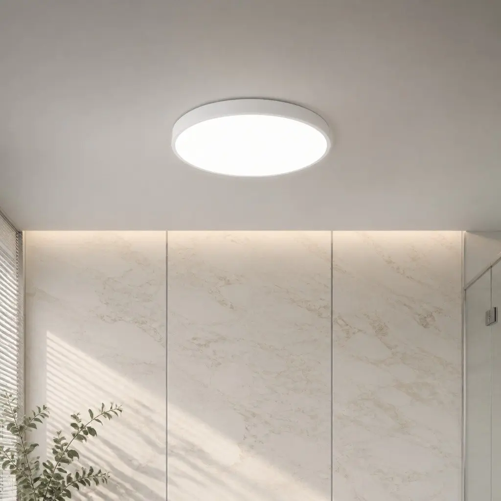 LED Ceiling Light 60W 3-Colour Temperature White Round Flush Mount Fixture