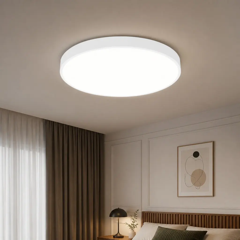 LED Ceiling Light White 50cm 72W Switchable 3 Colour Temperature Modern