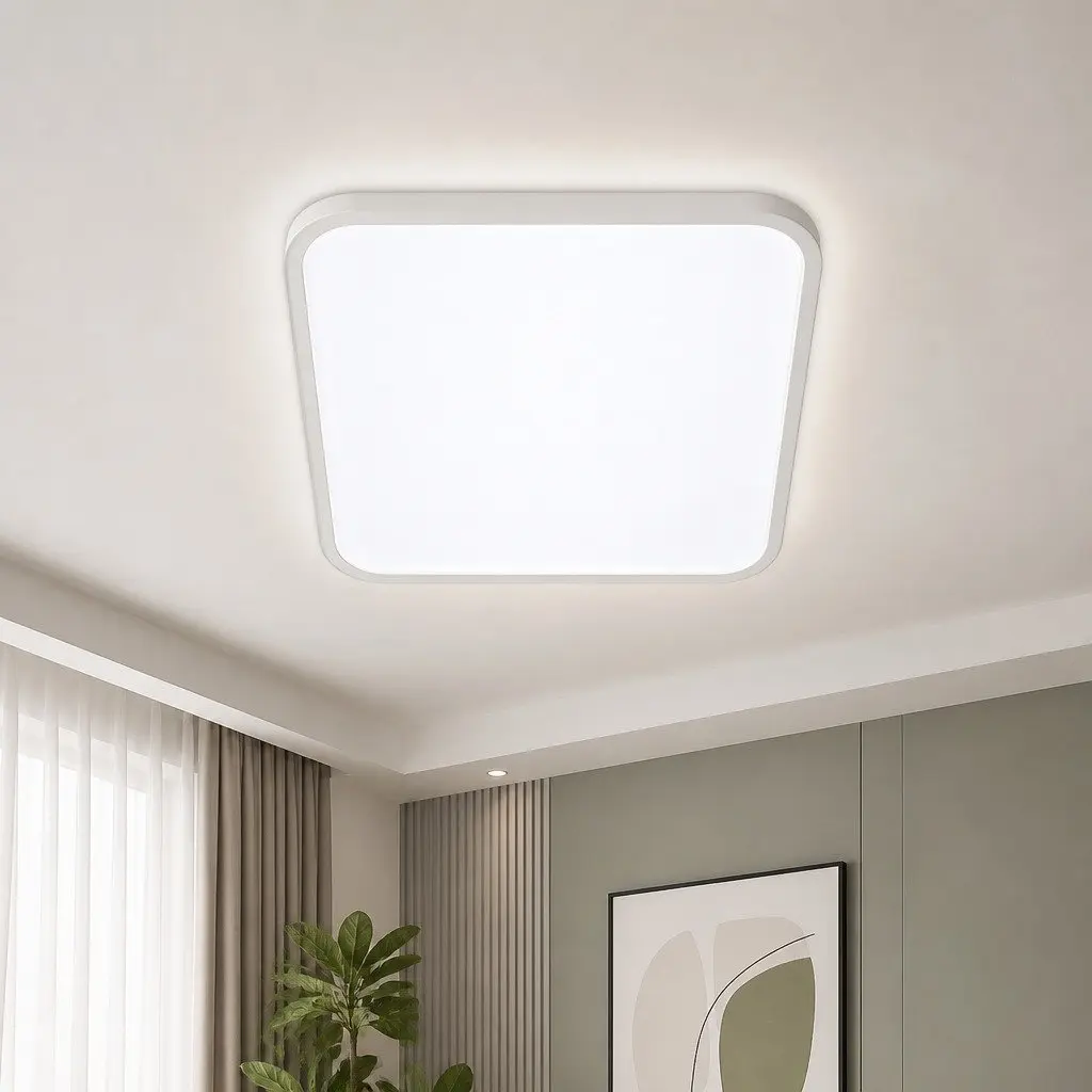 LED Ceiling Light White 30cm 36W 3-Colour Dimmable Ultra-Thin Flush Mount