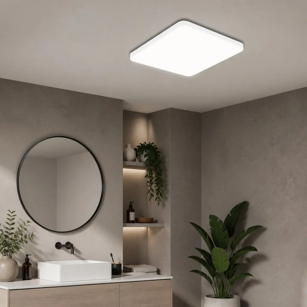 LED Ceiling Light White 30cm 36W 3-Colour Dimmable Ultra-Thin Flush Mount