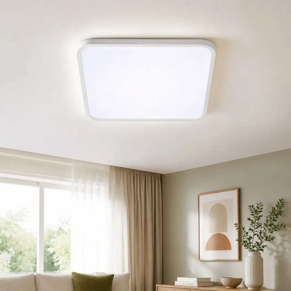 LED Ceiling Light White 54W 5CM Ultra-Thin Dimmable 3-Colour Flush Mount