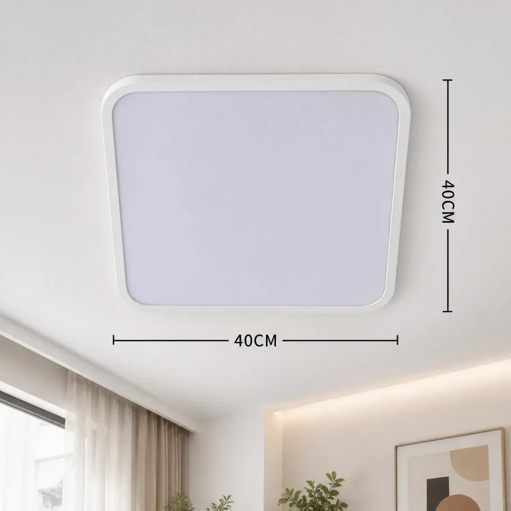LED Ceiling Light White 54W 5CM Ultra-Thin Dimmable 3-Colour Flush Mount