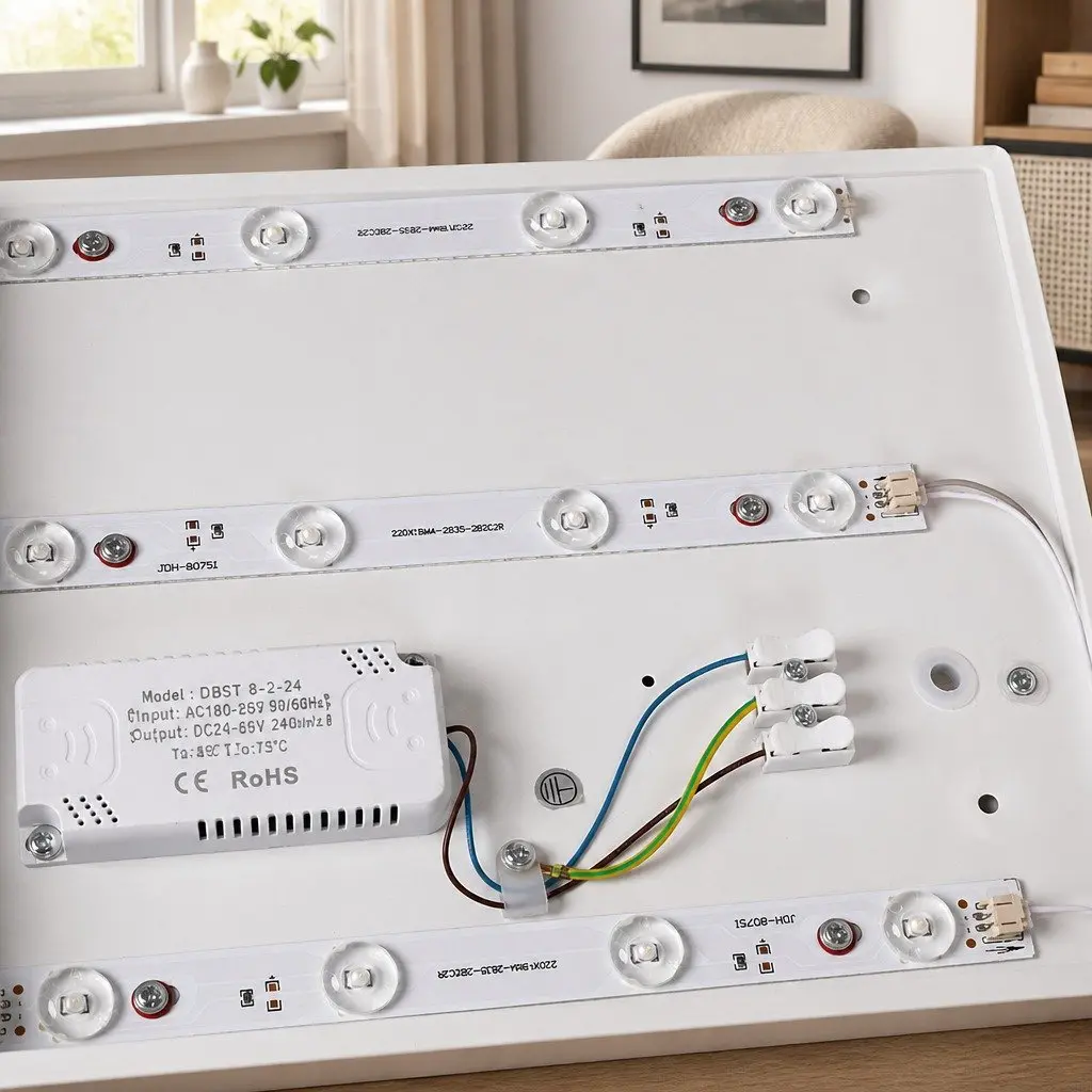 LED Ceiling Light White 54W 5CM Ultra-Thin Dimmable 3-Colour Flush Mount