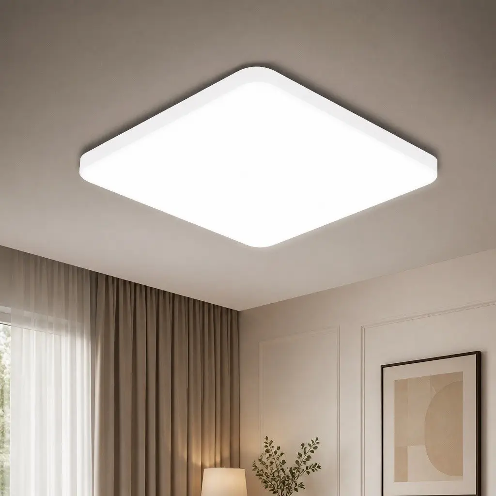 LED Ceiling Light White 54W 5CM Ultra-Thin Dimmable 3-Colour Flush Mount
