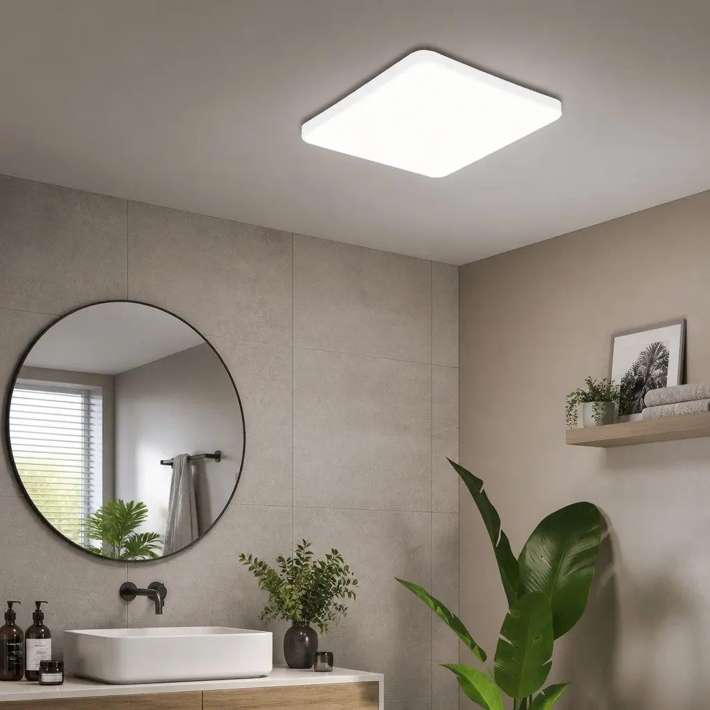 LED Ceiling Light White 54W 5CM Ultra-Thin Dimmable 3-Colour Flush Mount