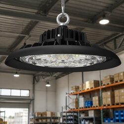 100W UFO High Bay LED Light Commercial Warehouse Workshop Gym Bright Lighting
