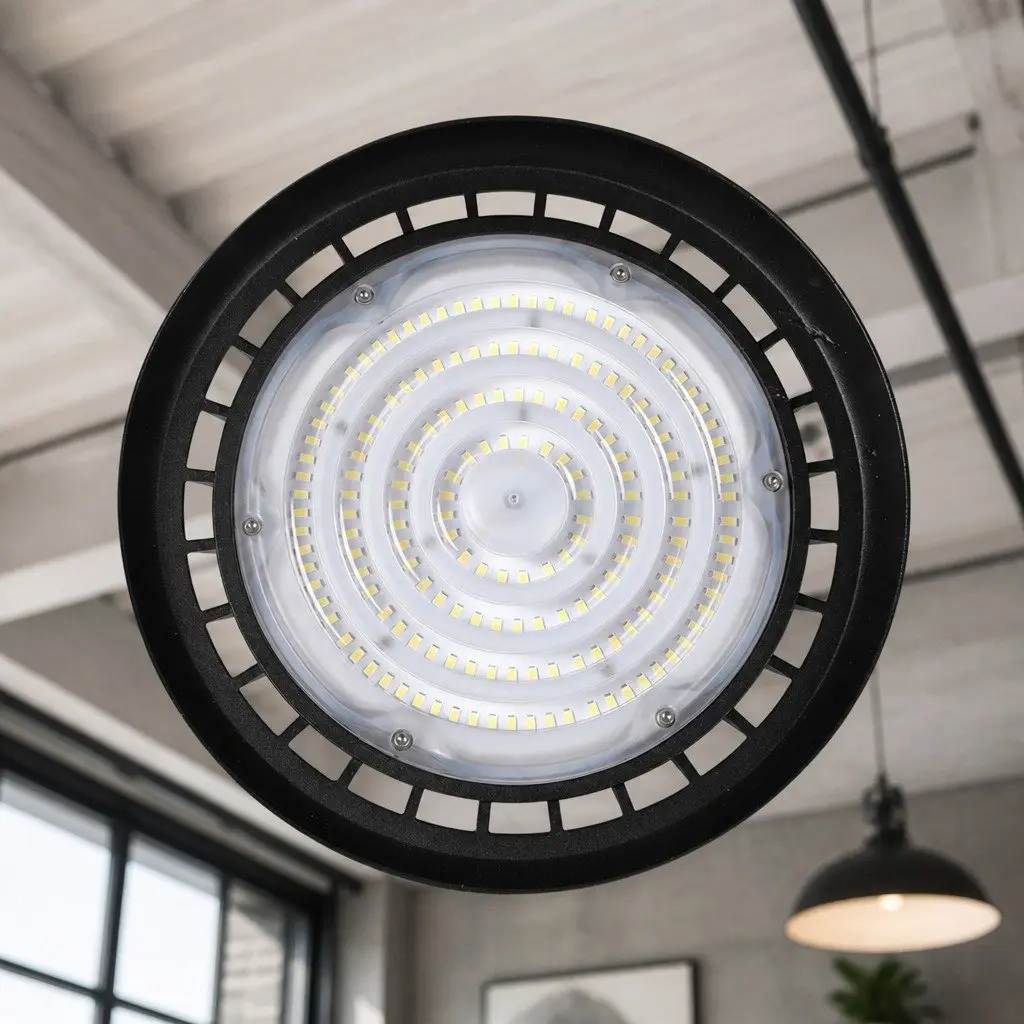 100W UFO High Bay LED Light Commercial Warehouse Workshop Gym Bright Lighting