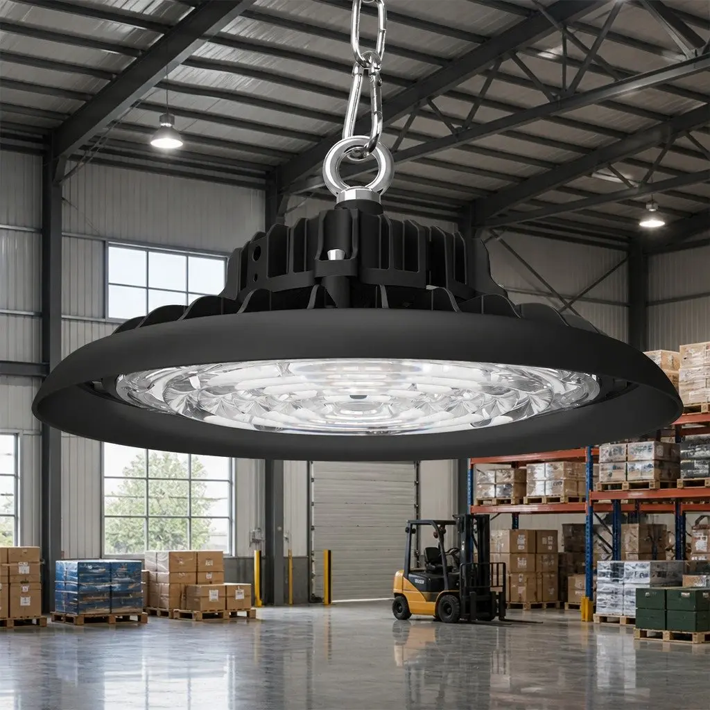 100W UFO High Bay LED Light Commercial Warehouse Workshop Gym Bright Lighting