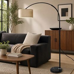 Concise LED Floor Lamp with Adjustable Arm