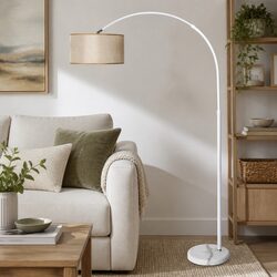 Sleek LED Floor Lamp with Adjustable Arm