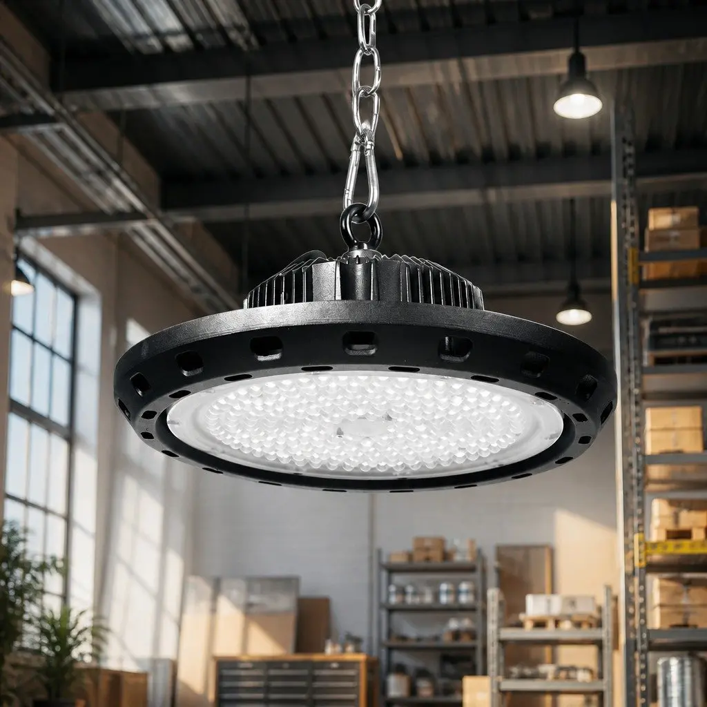 UFO High Bay LED Light 100W Warehouse Workshop Gym Commercial Industrial Bright