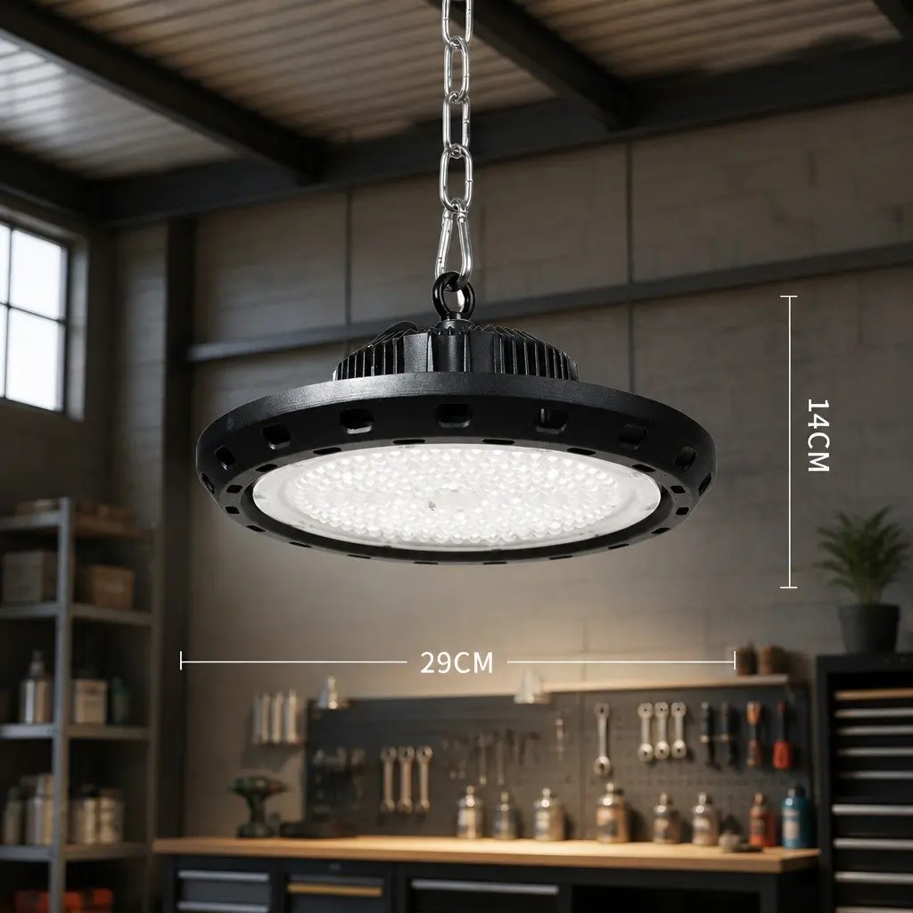 UFO High Bay LED Light 100W Warehouse Workshop Gym Commercial Industrial Bright