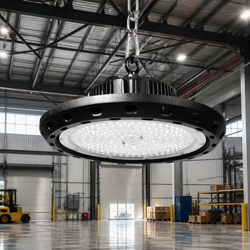 UFO High Bay LED Light 100W Warehouse Workshop Gym Commercial Industrial Bright