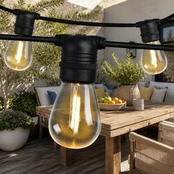 59m LED Festoon String Lights: Bright and Versatile