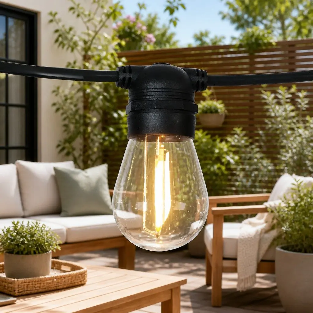 17m Solar Festoon Lights