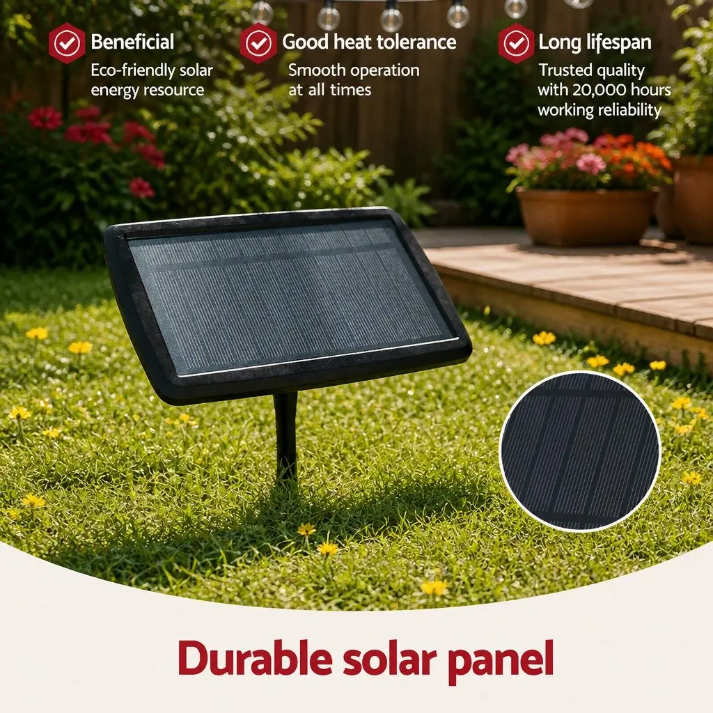 32m Solar Festoon Lights