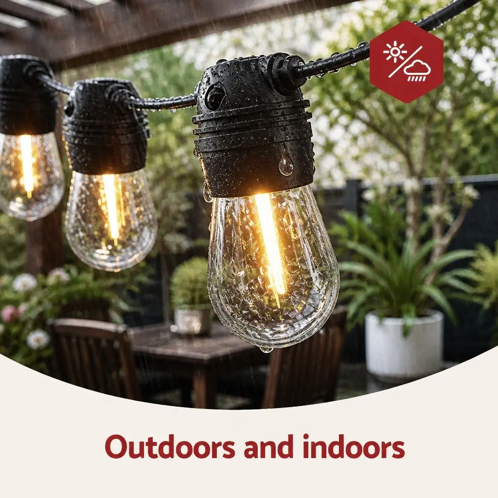 77m Solar LED String Lights with Four Modes