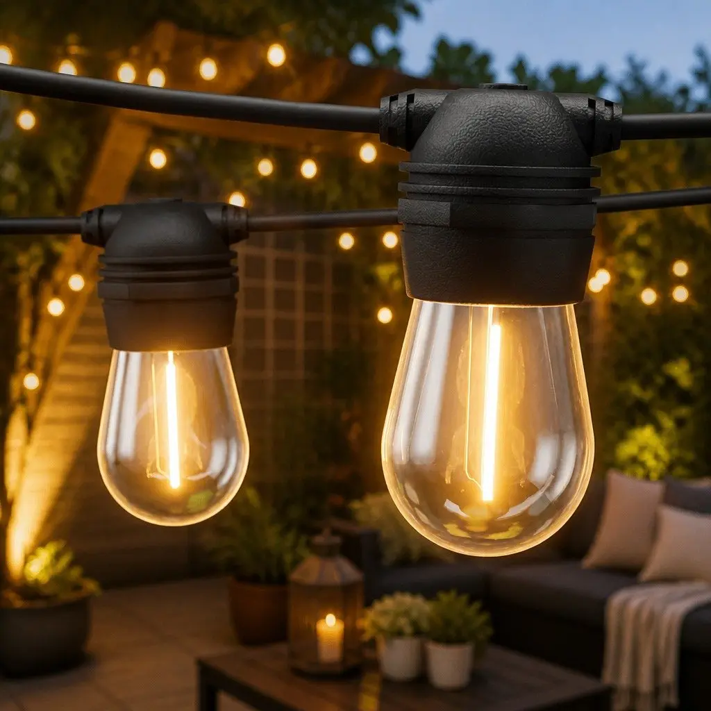 77m Solar LED String Lights with Four Modes