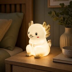 Axolotl Soft Touch LED Light Children Kids Bedroom Nursery Nightlight Decor