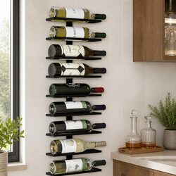 Your New 10-Bottle Wall-Mounted Wine Rack Awaits!