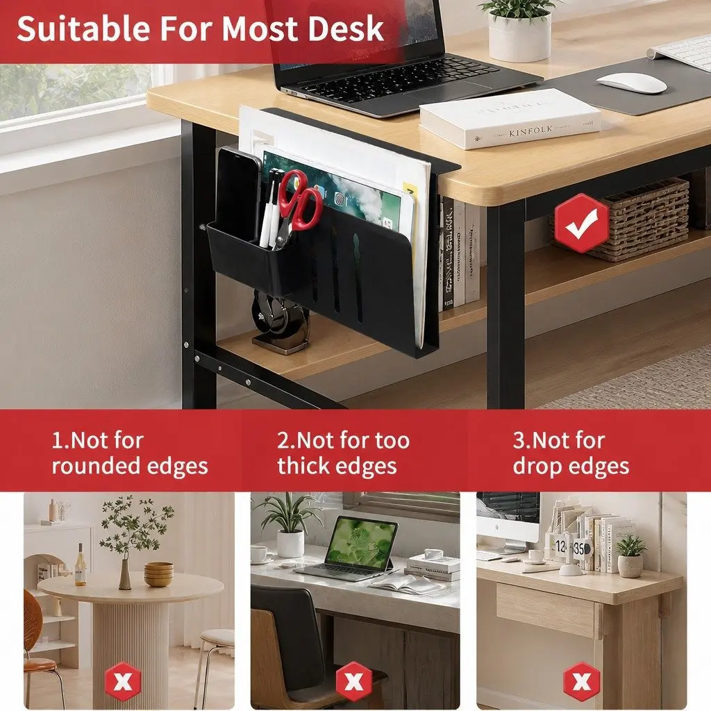 Under Desk Laptop Holder for Simplified Organization