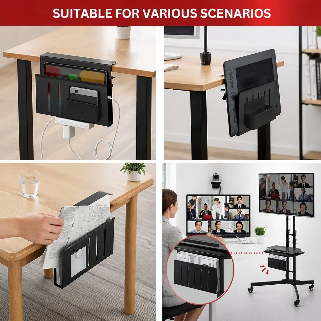 Under Desk Laptop Holder for Simplified Organization