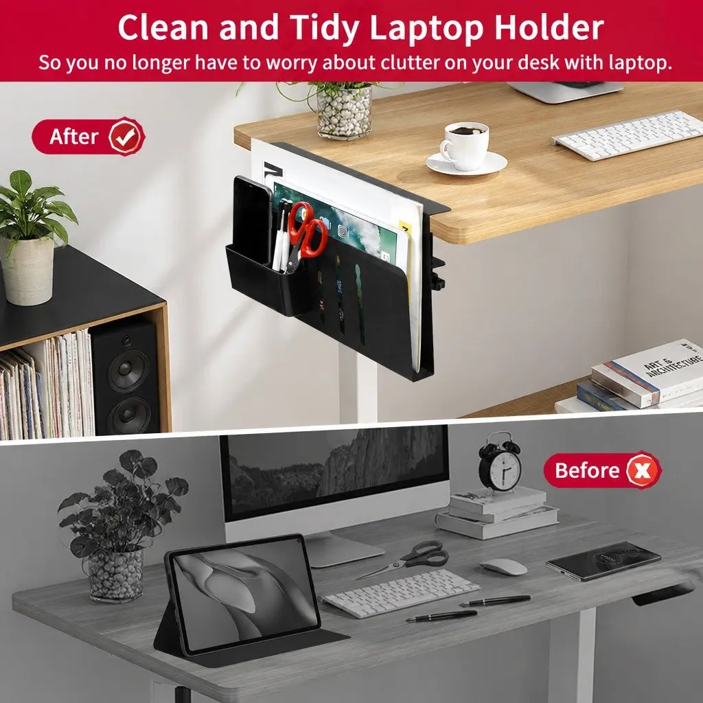 Under Desk Laptop Holder for Simplified Organization