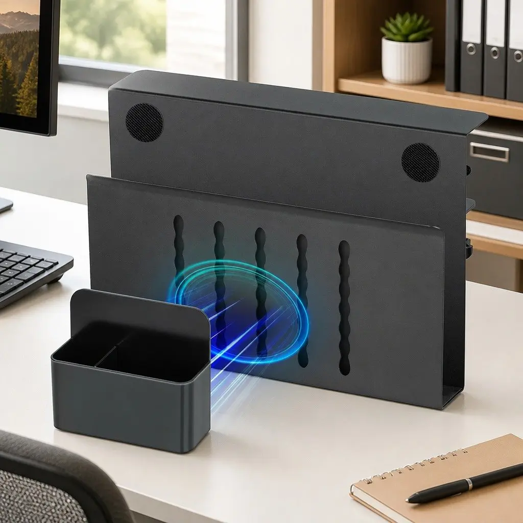 Under Desk Laptop Holder for Simplified Organization