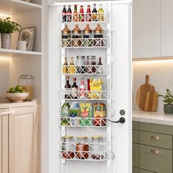 Efficient Over Door Pantry Organiser - Six Baskets Included