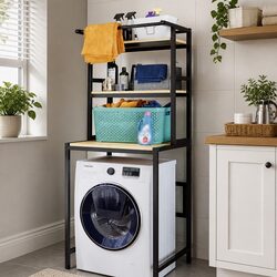 3-Tier Over Washing Machine Storage Rack Laundry Shelf Organizer Bathroom Toilet