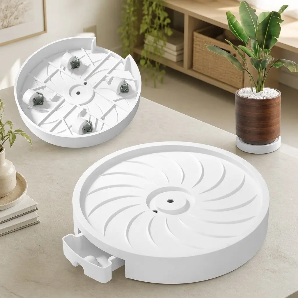 Rolling Plant Stand with 360° Wheels