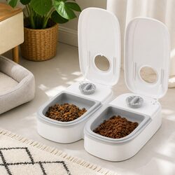 Compact Automatic Pet Feeder with 48-Hour Timer