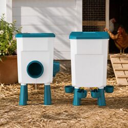 Efficient Automatic Chicken Feeder and Water Dispenser