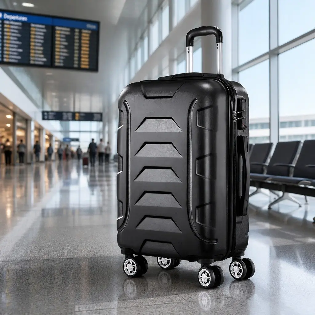 20 Inch Black Suitcase