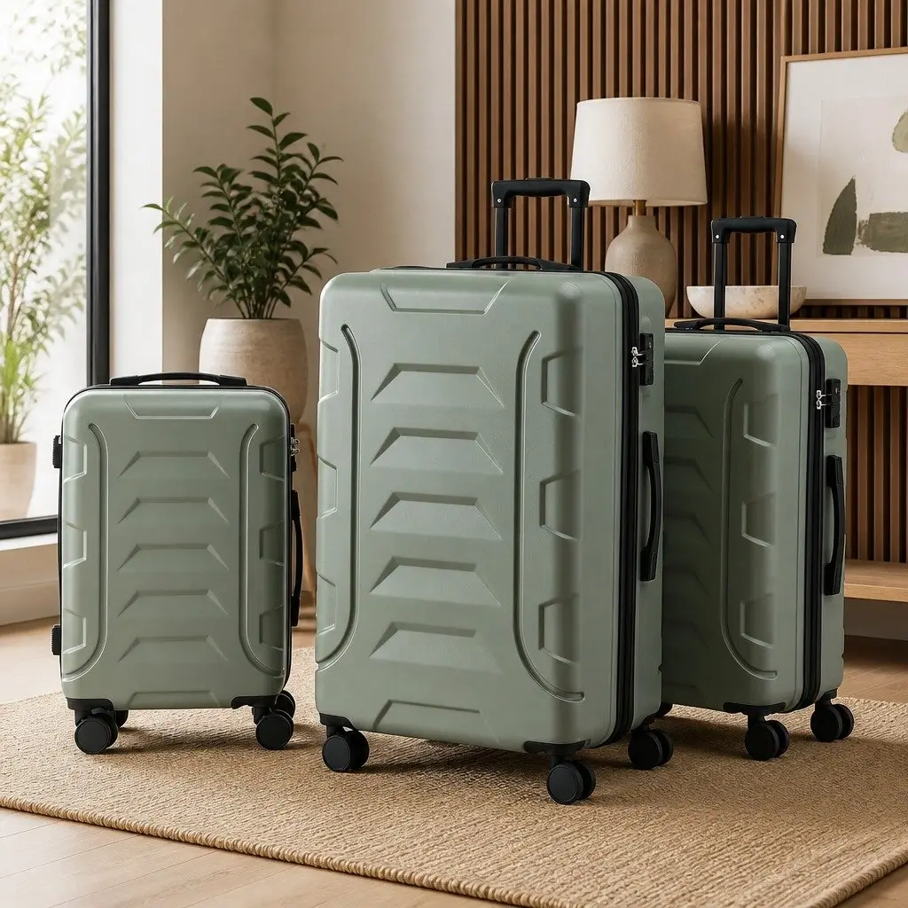 3-Piece Luggage Set with Spinner Wheels