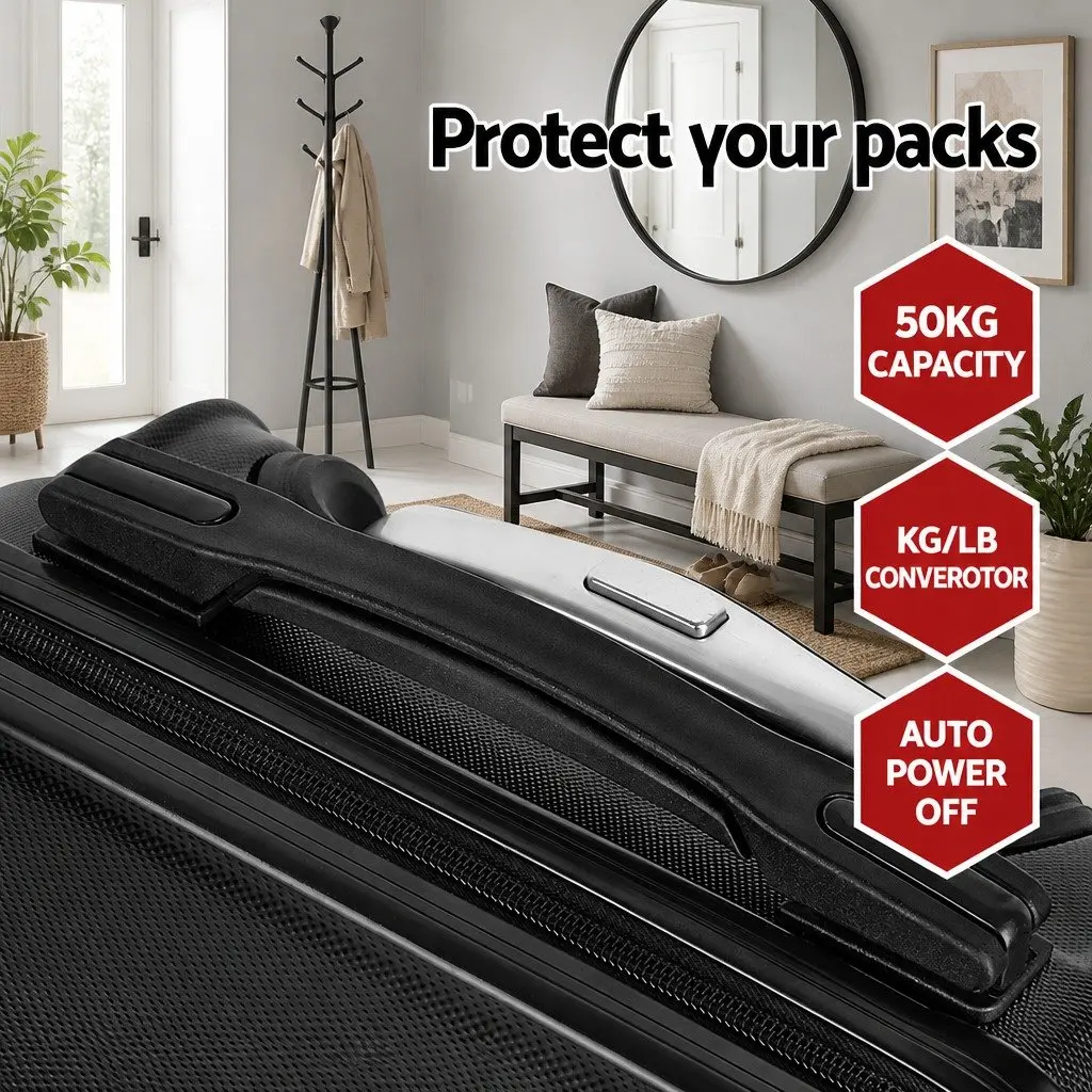 3 Piece Hard Shell Luggage Set for Travelers