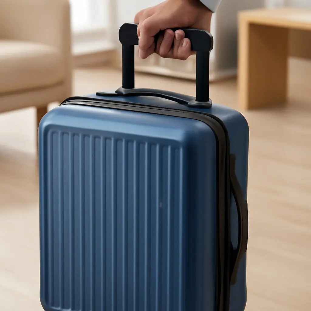 20" Carry-On Luggage with Spinner Wheels in Navy
