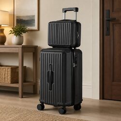 Travel Smart with This 2-Piece Hard Shell Luggage Set
