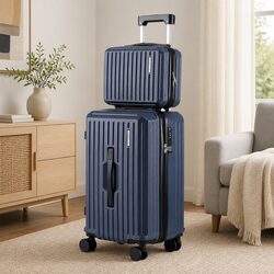 Your Go-To 2-Piece Hard Shell Luggage Set - Navy