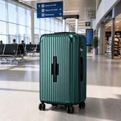 28 Inch Trunk Luggage Suitcase Travel Trolley 5 Wheels Type-C Port TSA Lock